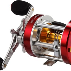 KastKing Rover Round Baitcasting Reel, Perfect Conventional Reel for Catfish, Salmon/Steelhead, Striper Bass and Inshore Saltwater Fishing - No.1 Highest Rated Conventional Reel, Reinforced Metal Body