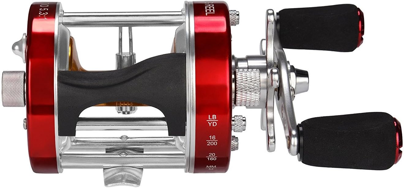 KastKing Rover Round Baitcasting Reel, Perfect Conventional Reel for Catfish, Salmon/Steelhead, Striper Bass and Inshore Saltwater Fishing - No.1 Highest Rated Conventional Reel, Reinforced Metal Body - Image 3