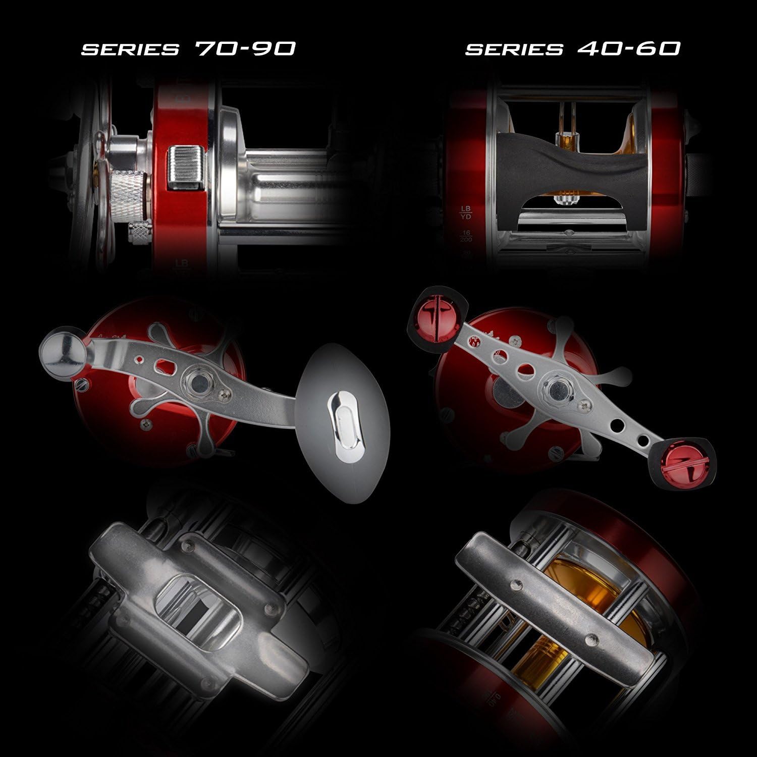 KastKing Rover Round Baitcasting Reel, Perfect Conventional Reel for Catfish, Salmon/Steelhead, Striper Bass and Inshore Saltwater Fishing - No.1 Highest Rated Conventional Reel, Reinforced Metal Body - Image 6