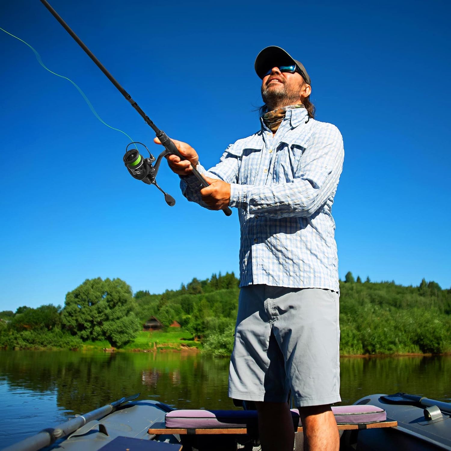 Piscifun Carbon X II Spinning Reels, Light to 5.5oz, Upgrade Carbon Frame Rotor, 22LBs Max Drag, 10+1 Shielded BB, 6.2:1/5.2:1, Smooth Powerful Freshwater Saltwater Spinning Fishing Reel - Image 7